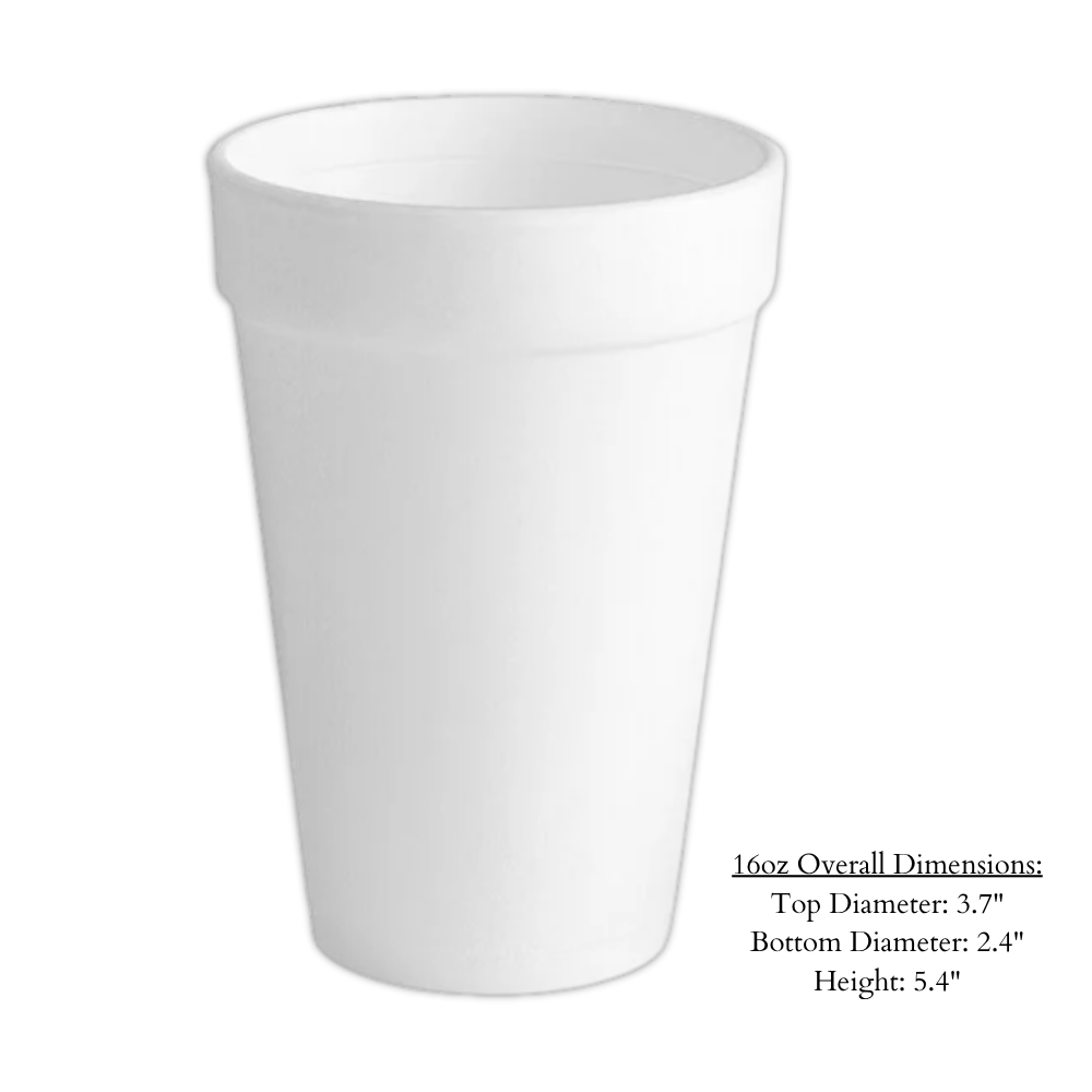 Custom - Full Color Styrofoam Cups