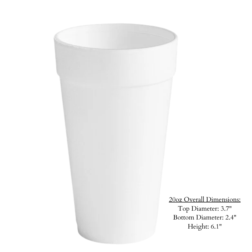 Custom - Full Color Styrofoam Cups