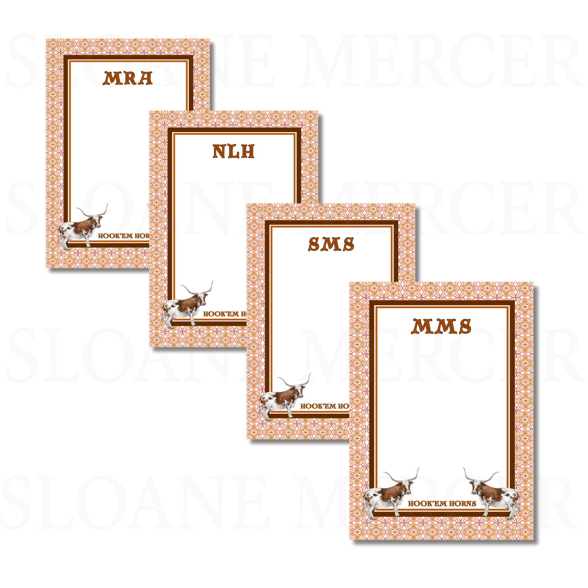 Hook'em Horns Notepad
