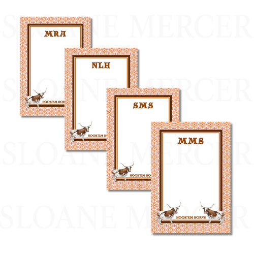 Hook'em Horns Notepad