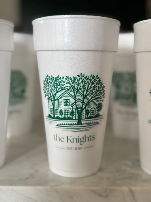 Custom - Full Color Styrofoam Cups | 20oz Styrofoam Cups